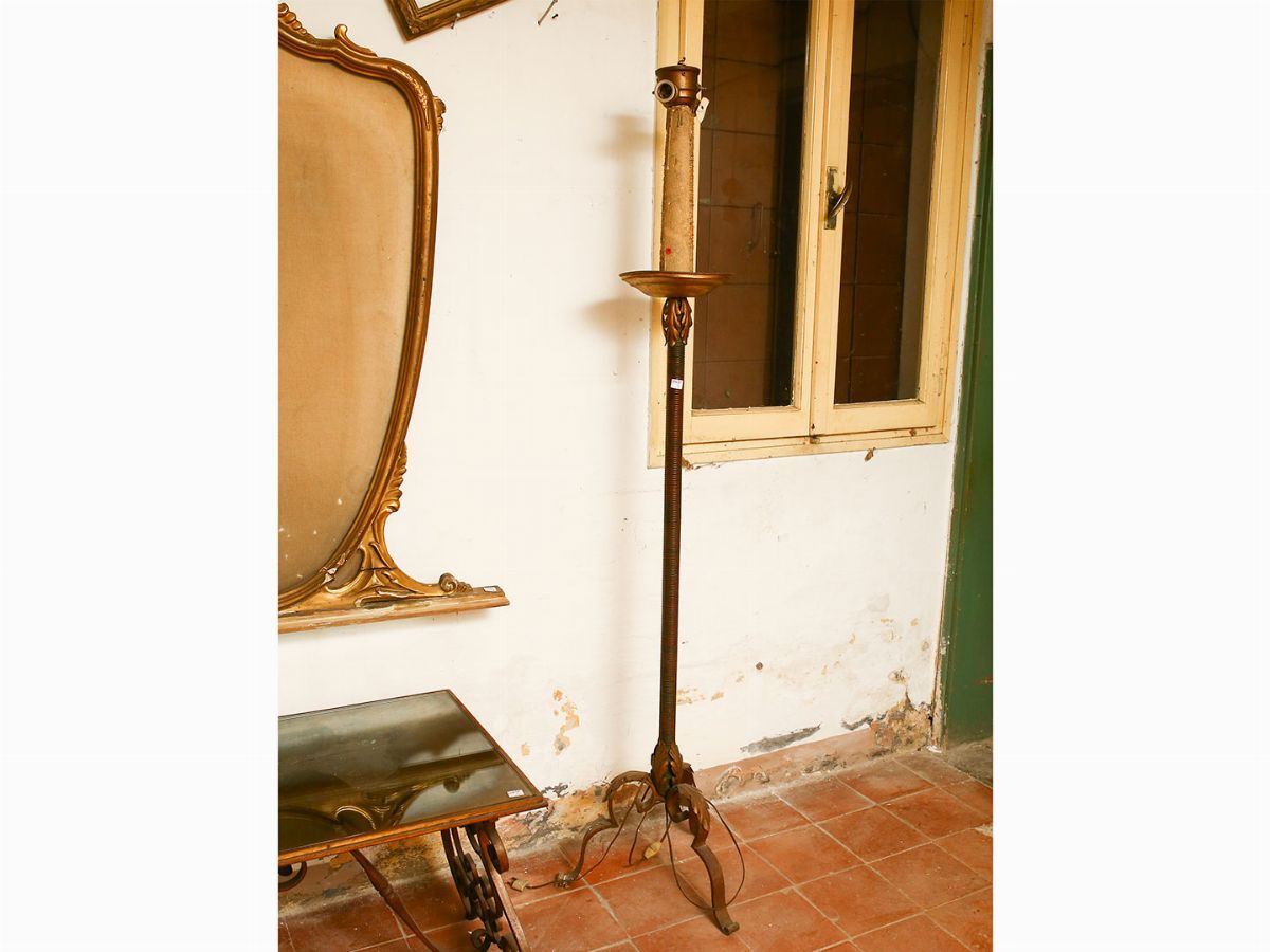 Due Complementi di Arredo in Ferro Battuto