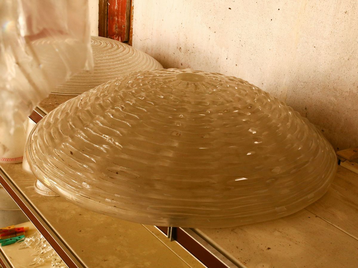 Lotto di Accessori per Lampadario in Vetro Soffiato di Murano