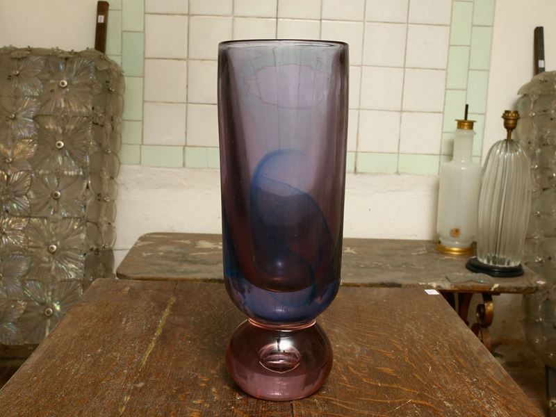 Vaso in Vetro Sommerso di Murano
