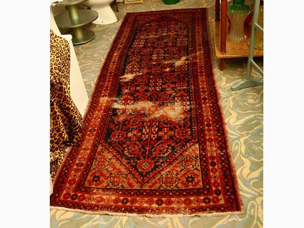 Caucasian gallery carpet of old manufacture