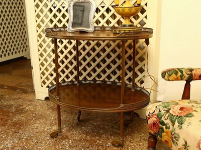 Carrello di Servizio in Satinwood