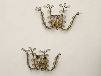 Due Coppie di Applique in Metallo