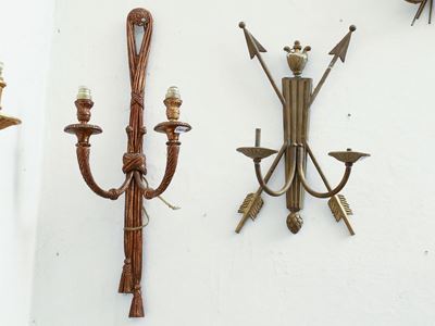 Due Applique in Metallo