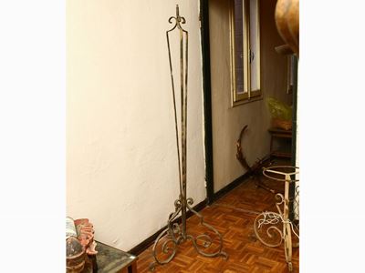 Base per Piantana in Ferro Battuto Dorato