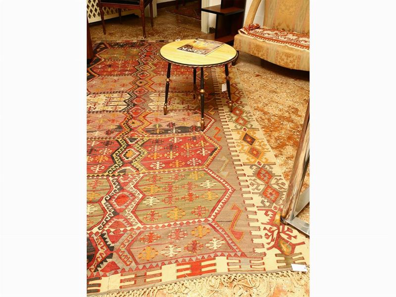 Tappeto Kilim di Vecchia Manifattura