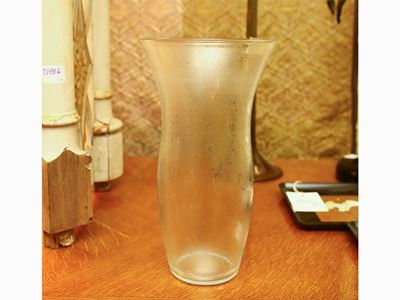 Vaso in Vetro Incolore Soffiato Lavorato All'acido, Venini