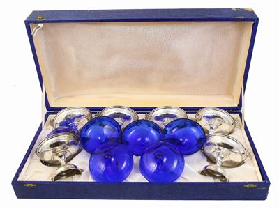 Set di Coppette da Gelato in Argento