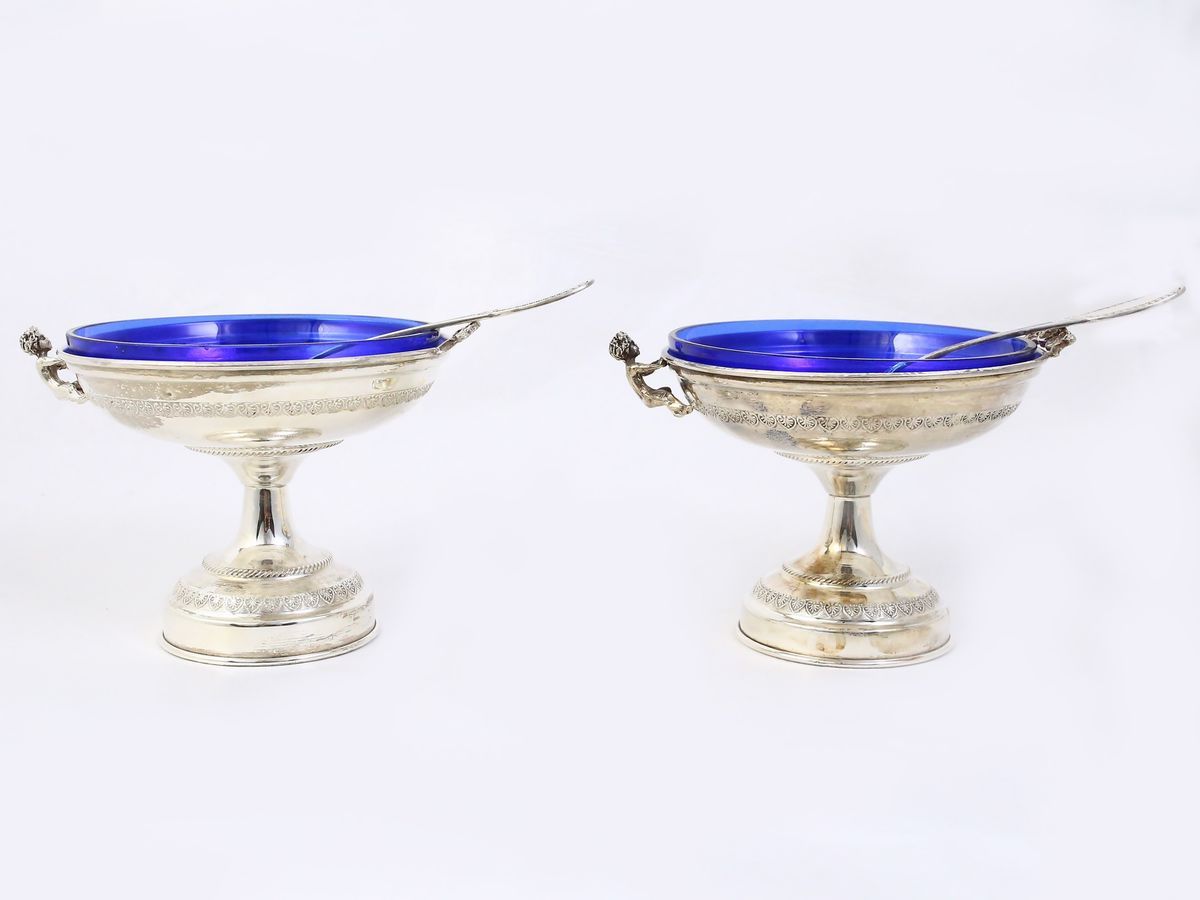 Set di Coppette da Gelato in Argento