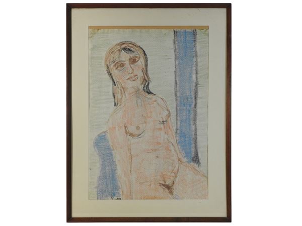 Pompeo Borra - Nudo femminile