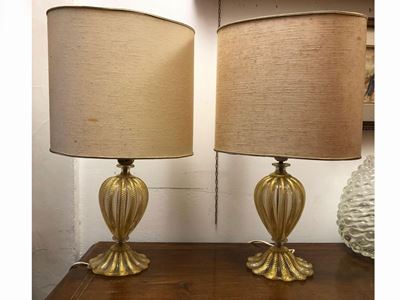 Coppia di Lampade Serie Cordonato