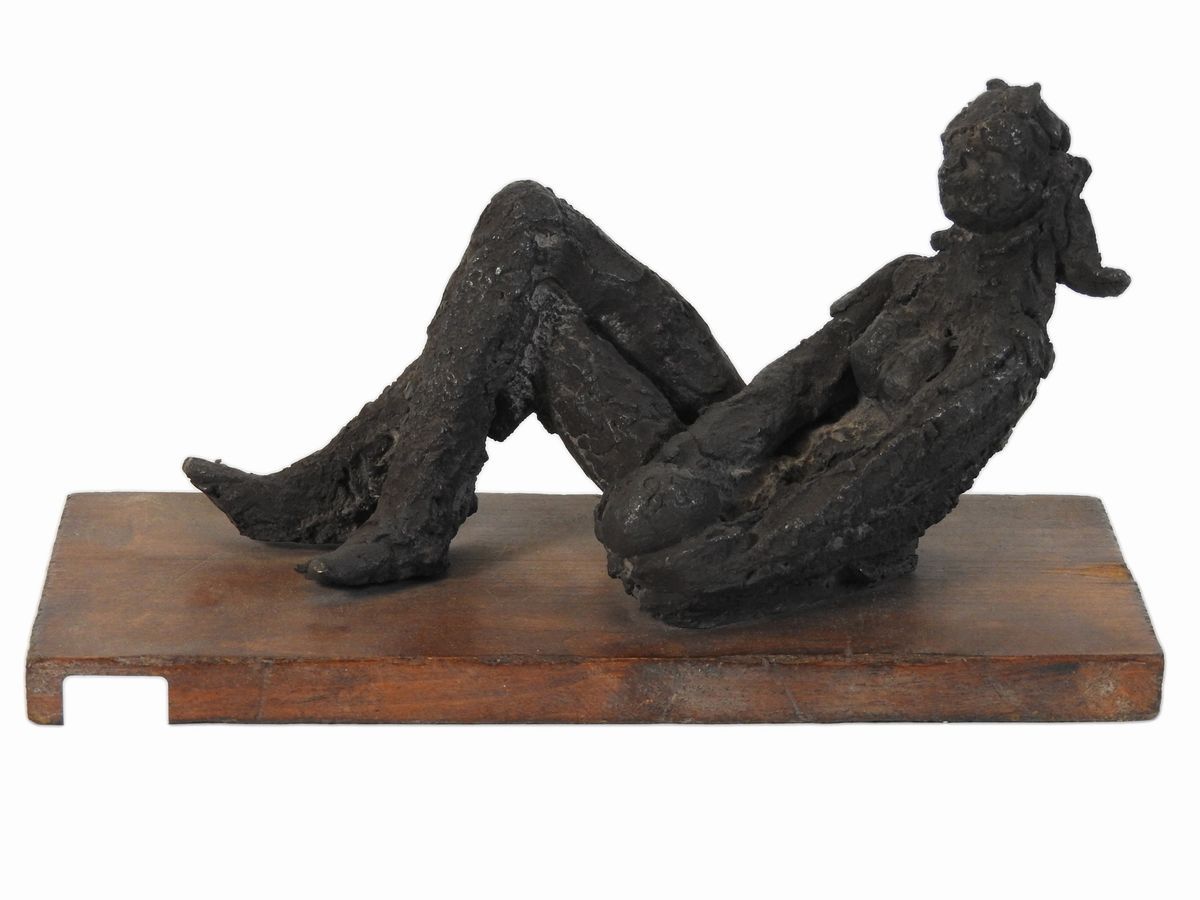Bruno Innocenti - Nudo Femminile con Palla Fine Anni Cinquanta