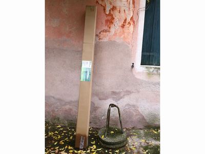 Ombrellone da Giardino in Legno e Poliestere