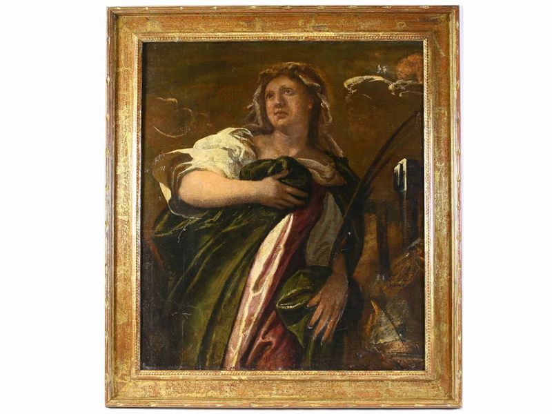 Scuola Veneta Dell'inizio del XVII Secolo - Santa Martire