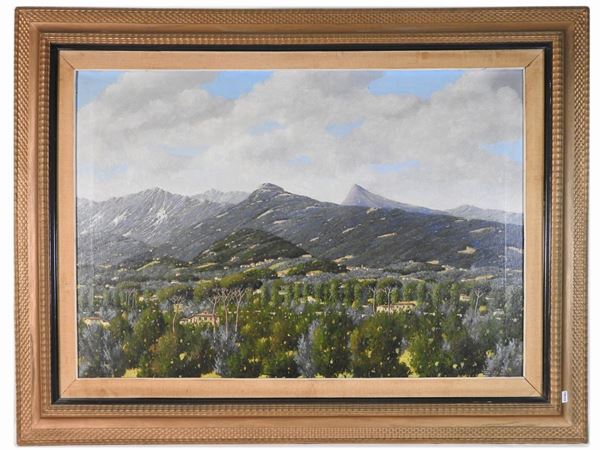 Giacomo Delcroix - View of Fiesole
