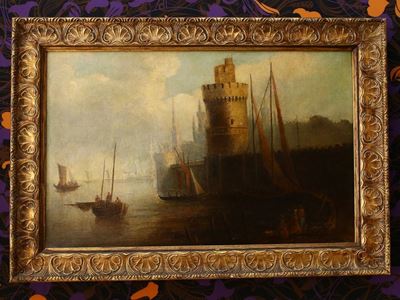 Paesaggio Marino con Fortezza