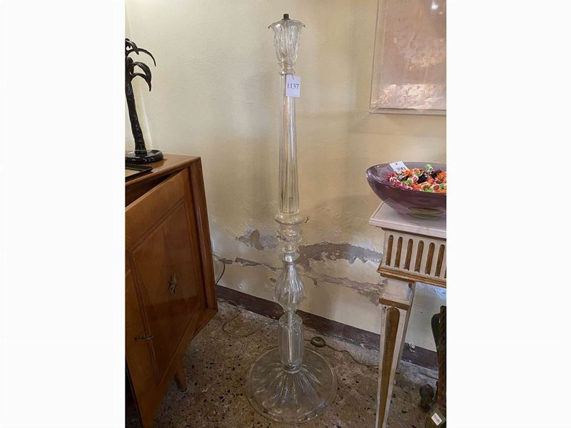 Base per Piantana in Vetro Soffiato di Murano