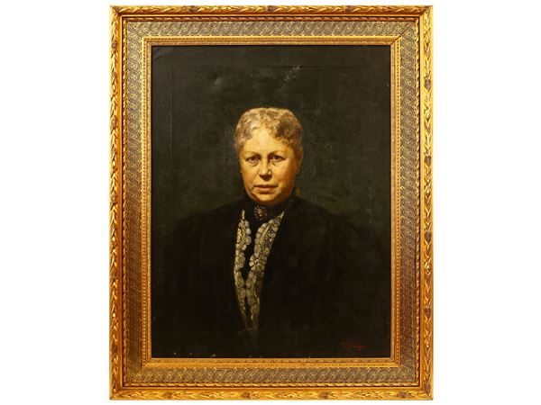 Luigi De Servi - Portrait of a lady