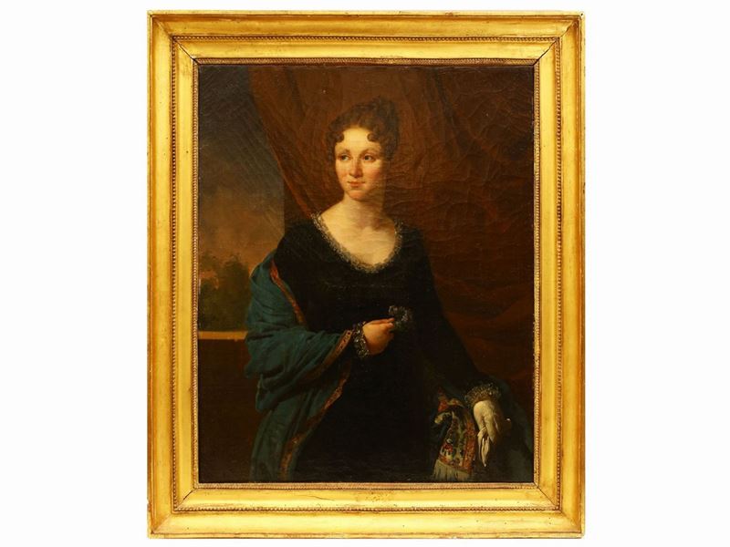 Jean-baptiste Mauzaisse - Ritratto di Gentildonna
