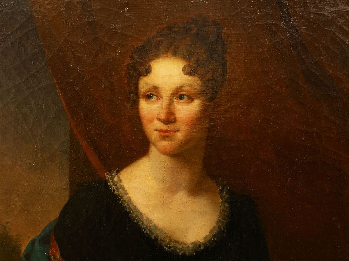 Jean-baptiste Mauzaisse - Ritratto di Gentildonna