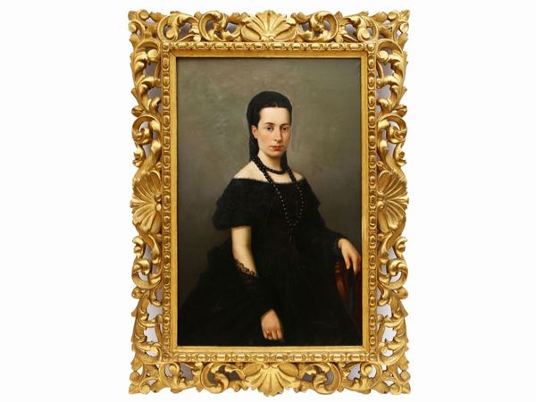Scuola dell'Italia settentrionale del XIX secolo - Portrait of Countess Piccone