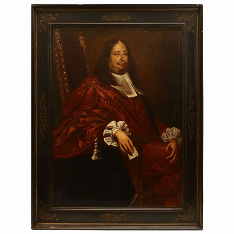 Scuola Spagnola del XVII Secolo - Ritratto di Prelato