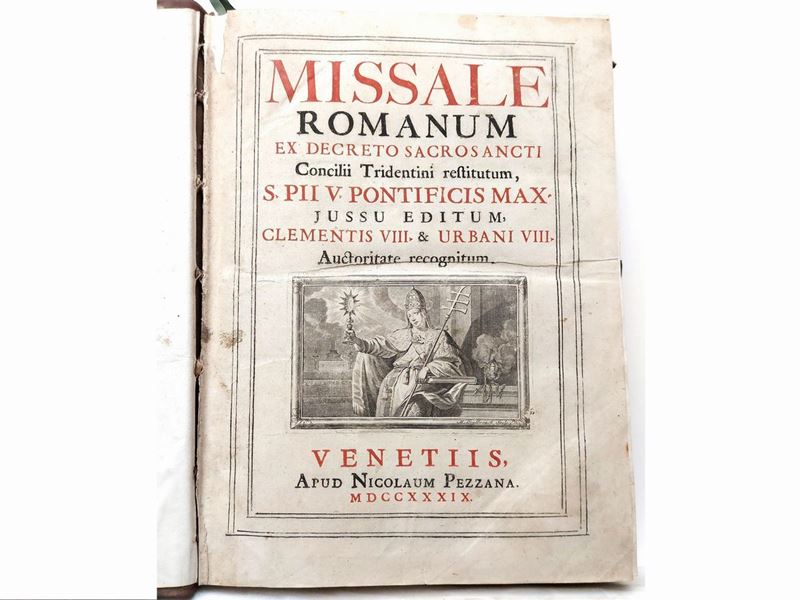 Missale Romanum Ex Decreto Sacrosancti Concilii Tridentini Restitutum