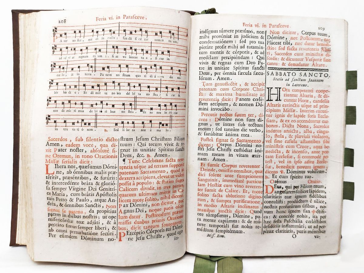 Missale Romanum Ex Decreto Sacrosancti Concilii Tridentini Restitutum
