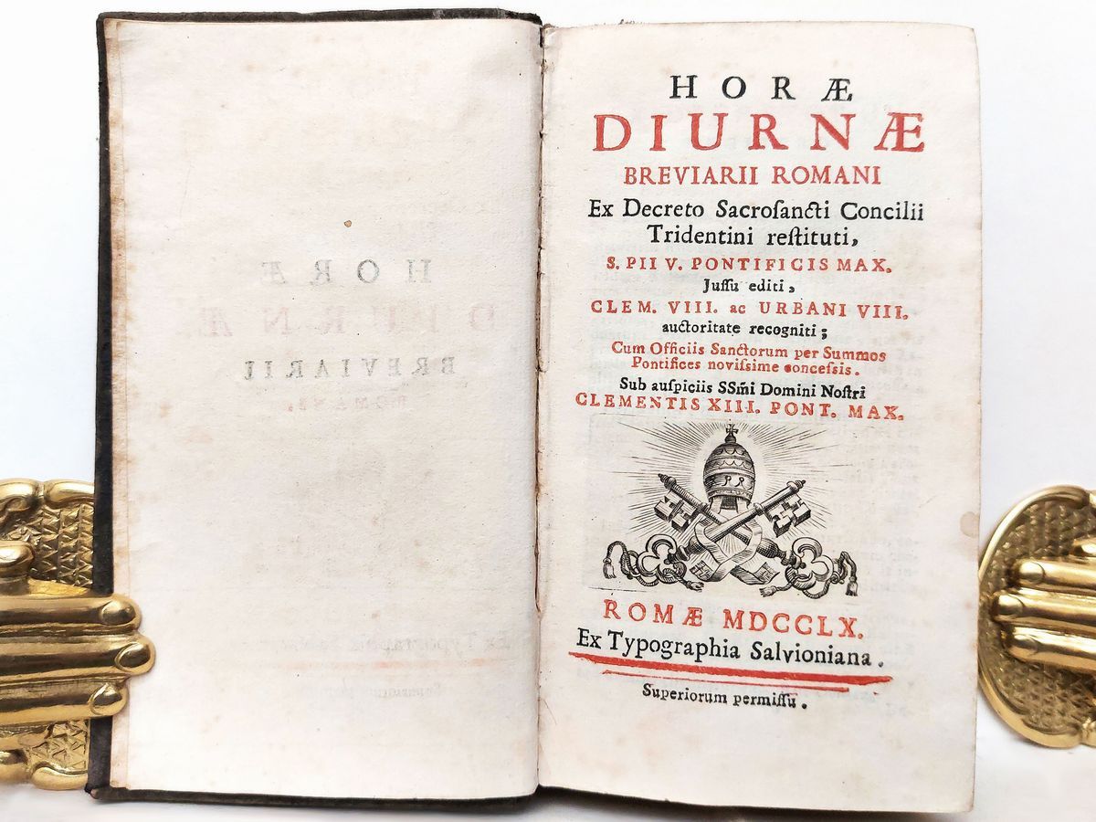 Breviarium Romanum Ex Decreto Sacrosancti Concilii Tridentini Restitutum