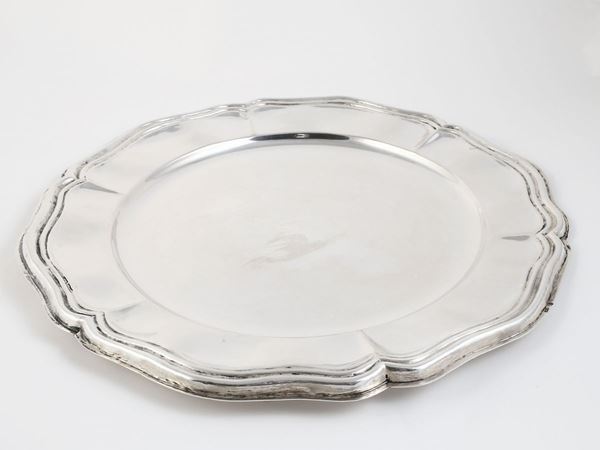 Tray in silver  - Auction Furniture, silvers, paintings and antique curiosities partly from Villa Mannelli - Maison Bibelot - Casa d'Aste Firenze - Milano