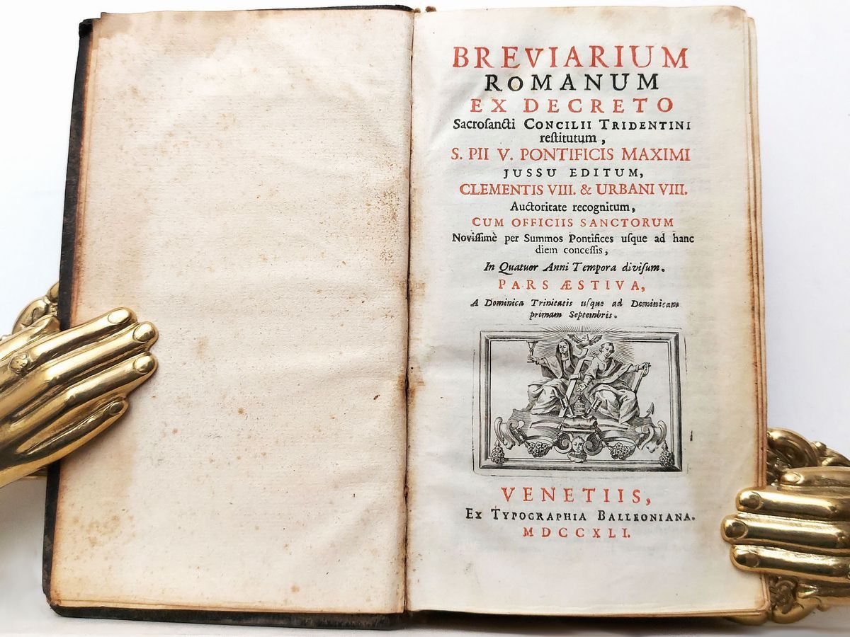 Breviarium Romanum Ex Decreto Sacrosancti Concilii Tridentini Restitutum