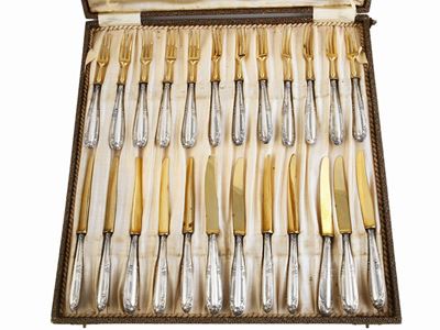 Set di Posate da Dolce in Argento