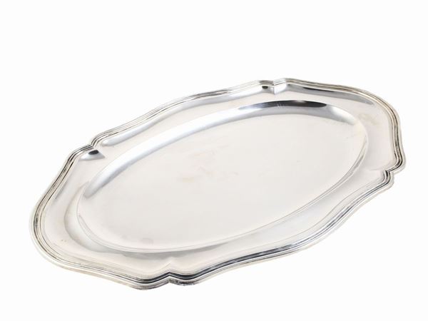 Silver tray  - Auction Furniture, silvers, paintings and antique curiosities partly from Villa Mannelli - Maison Bibelot - Casa d'Aste Firenze - Milano