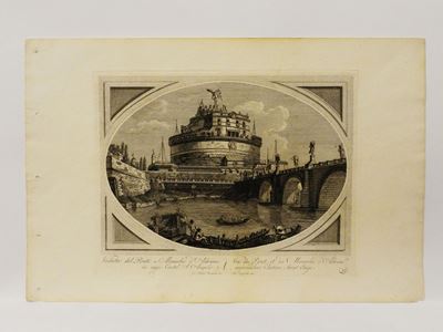 Veduta della Piazza del Popolo... - Veduta del Ponte e Mausoleo D'adriano...