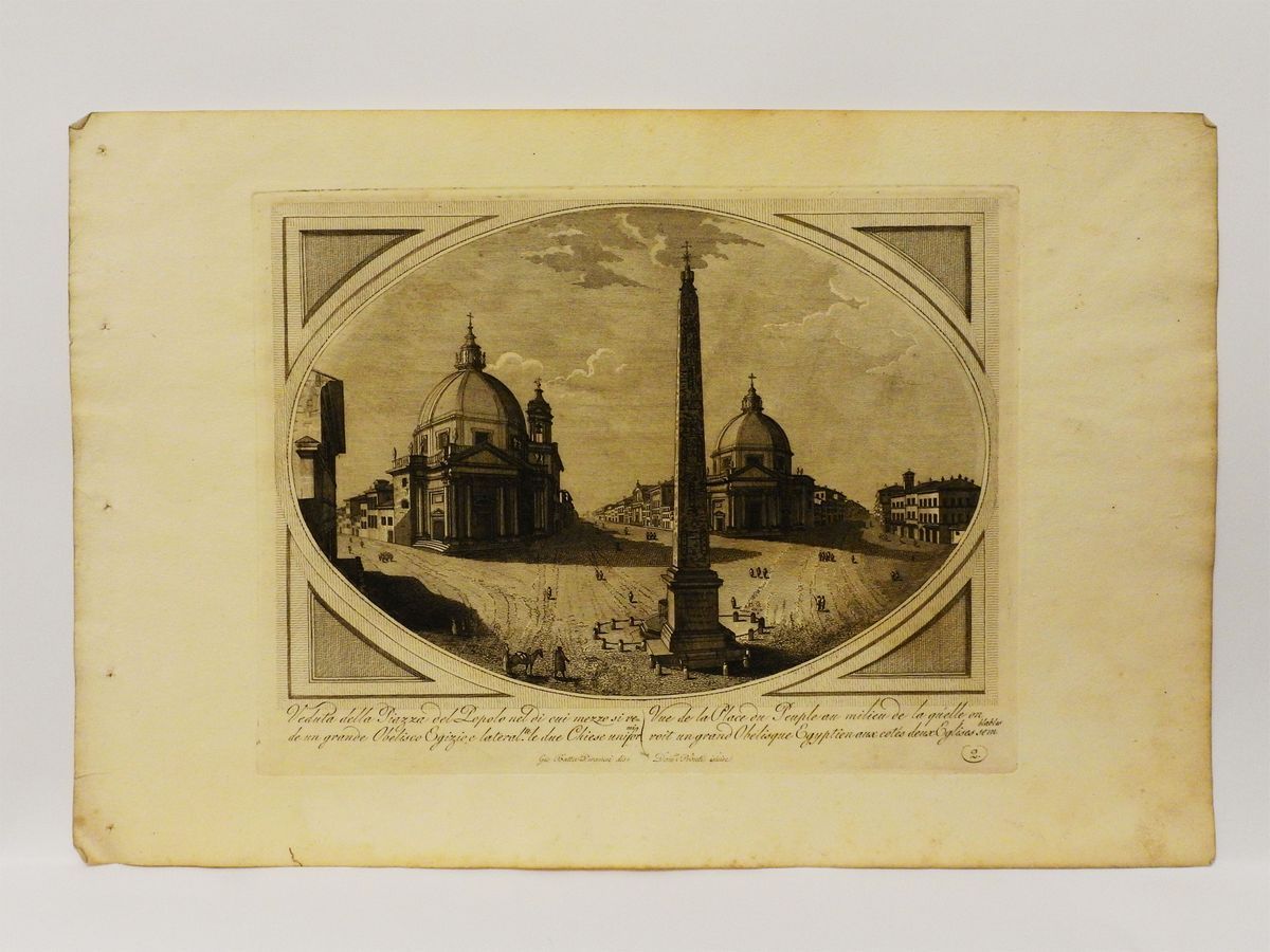 Veduta della Piazza del Popolo... - Veduta del Ponte e Mausoleo D'adriano...
