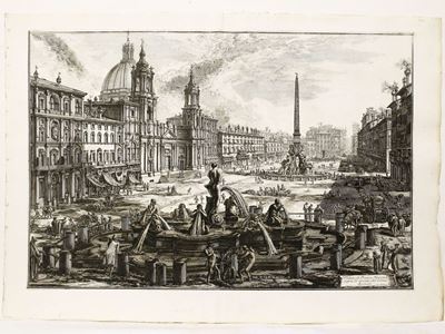 Veduta di Piazza Navona Sopra le Rovine del Circo Agonale 1773
