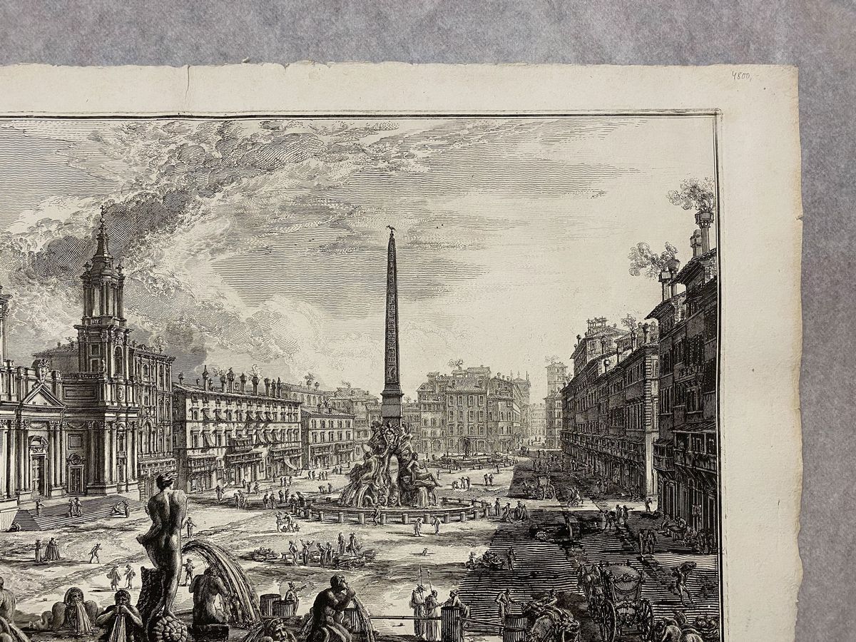 Giovanni Battista Piranesi - Veduta di Piazza Navona Sopra le Rovine del Circo Agonale 1773