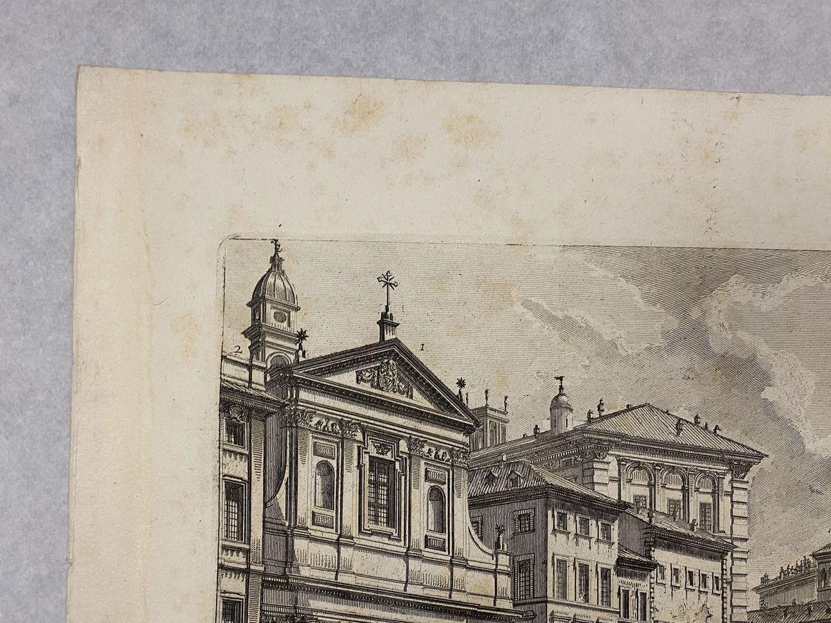 Giovanni Battista Piranesi - Veduta del Porto di Ripetta 1753