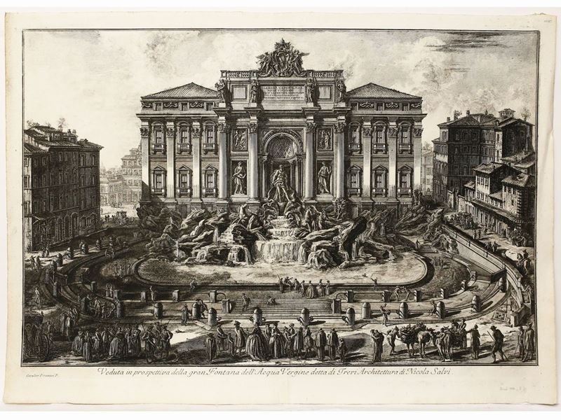 Giovanni Battista Piranesi - Veduta in Prospettiva della Gran Fontana Dell'acqua Vergine Detta di...