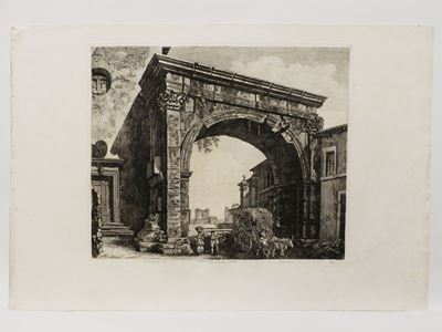Veduta Dell'arco di Gallieno nella Via Tiburtina