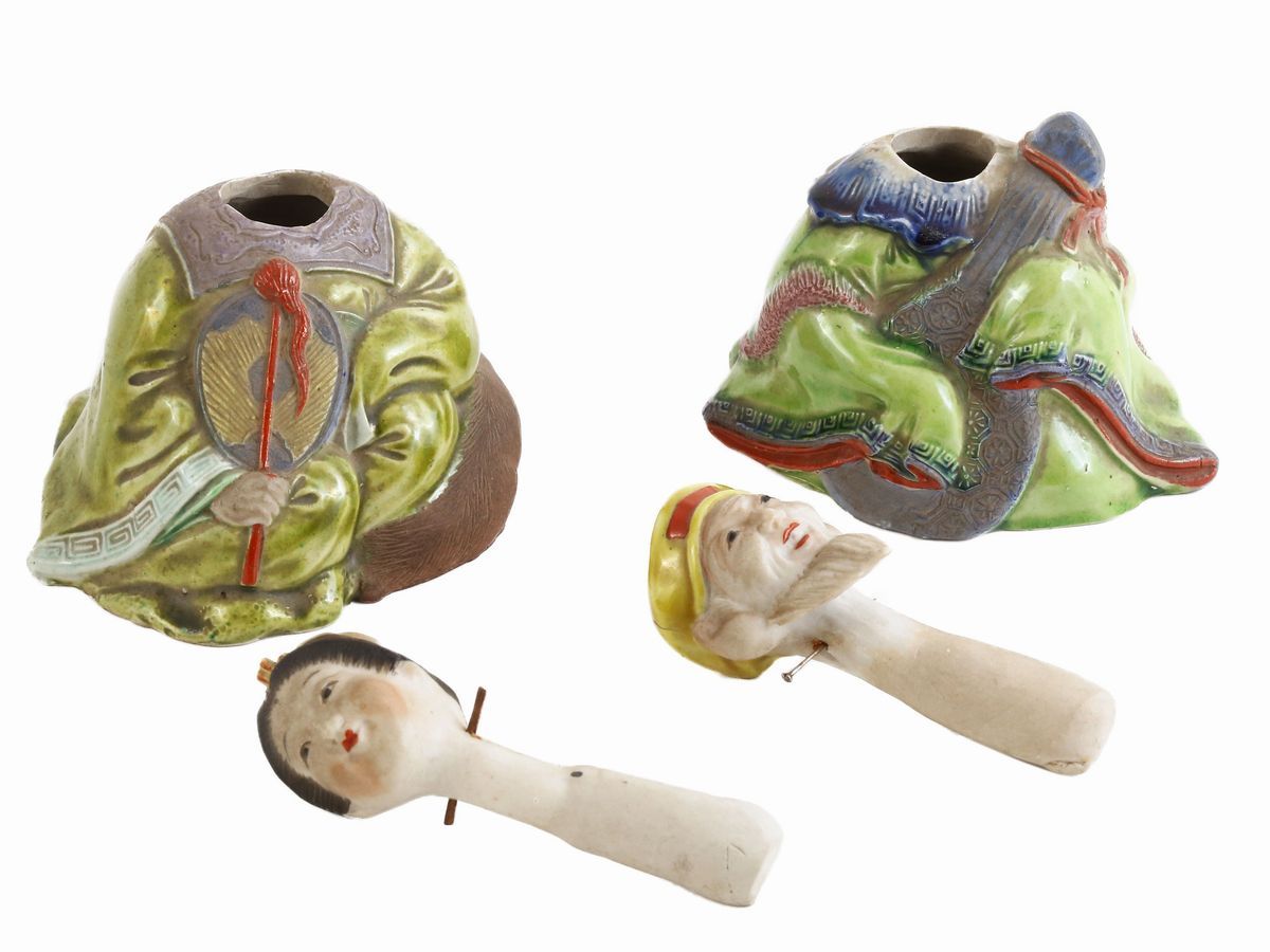 Due Magot in Ceramica