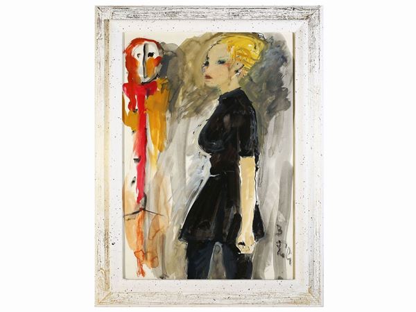 Bruno Paoli : Female portrait  - Auction Modern and Contemporary Art - Maison Bibelot - Casa d'Aste Firenze - Milano