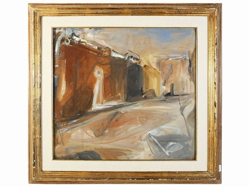 Folco Chiti Batelli - Scorcio di Strada 1982