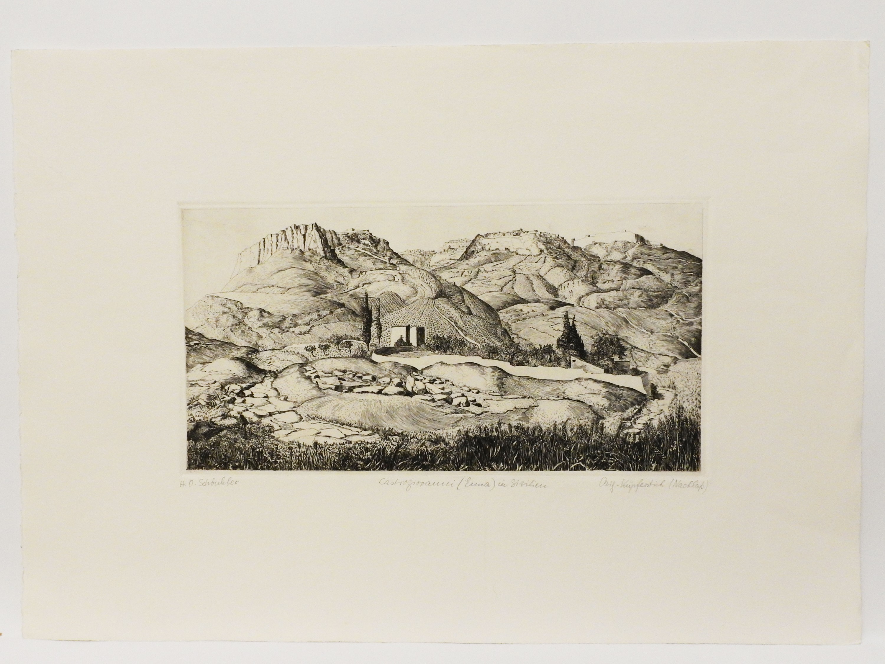 Hans Otto Schönleber - Vedute di Rovine Siciliane