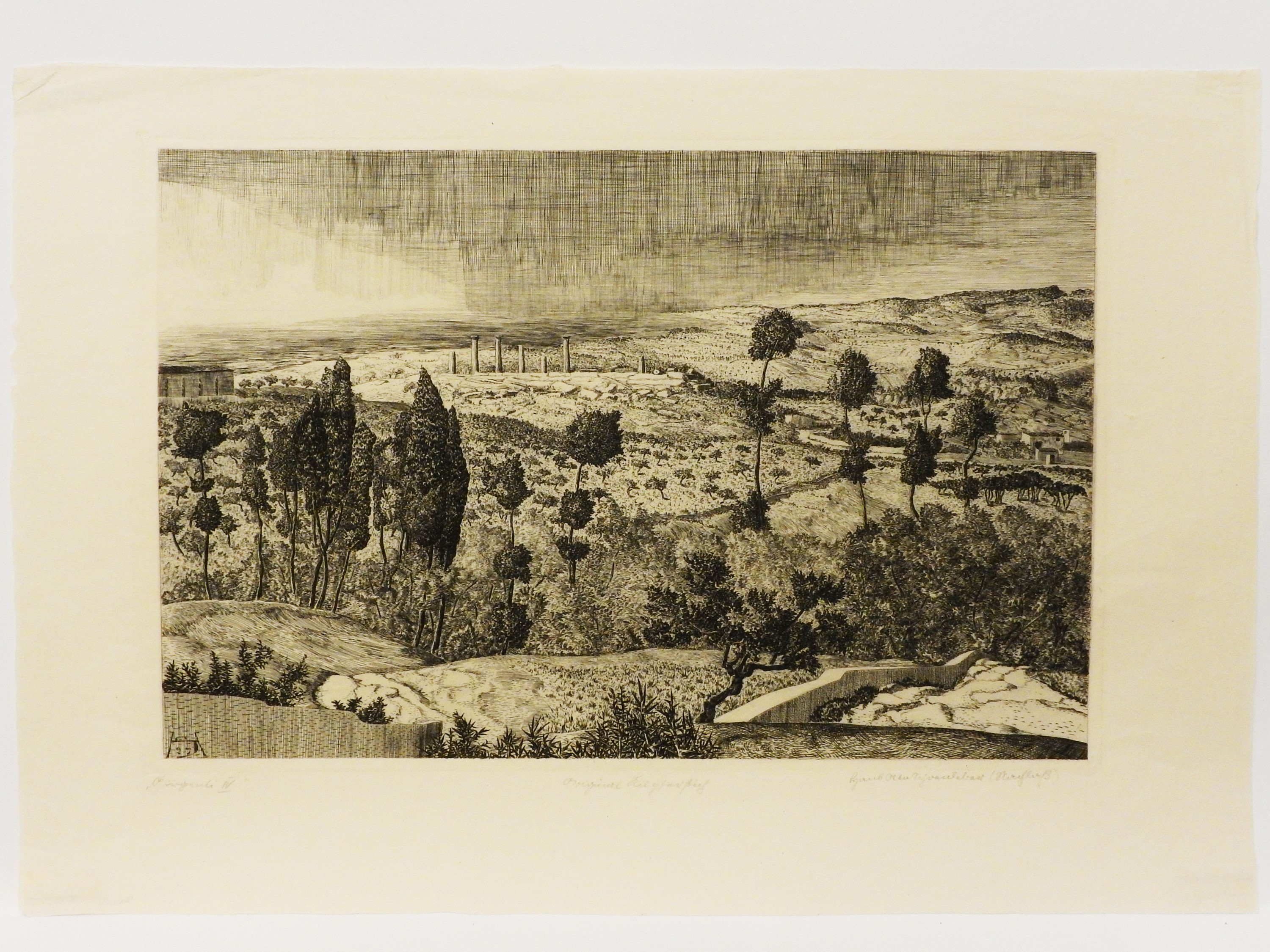 Hans Otto Schönleber - Vedute di Rovine Siciliane