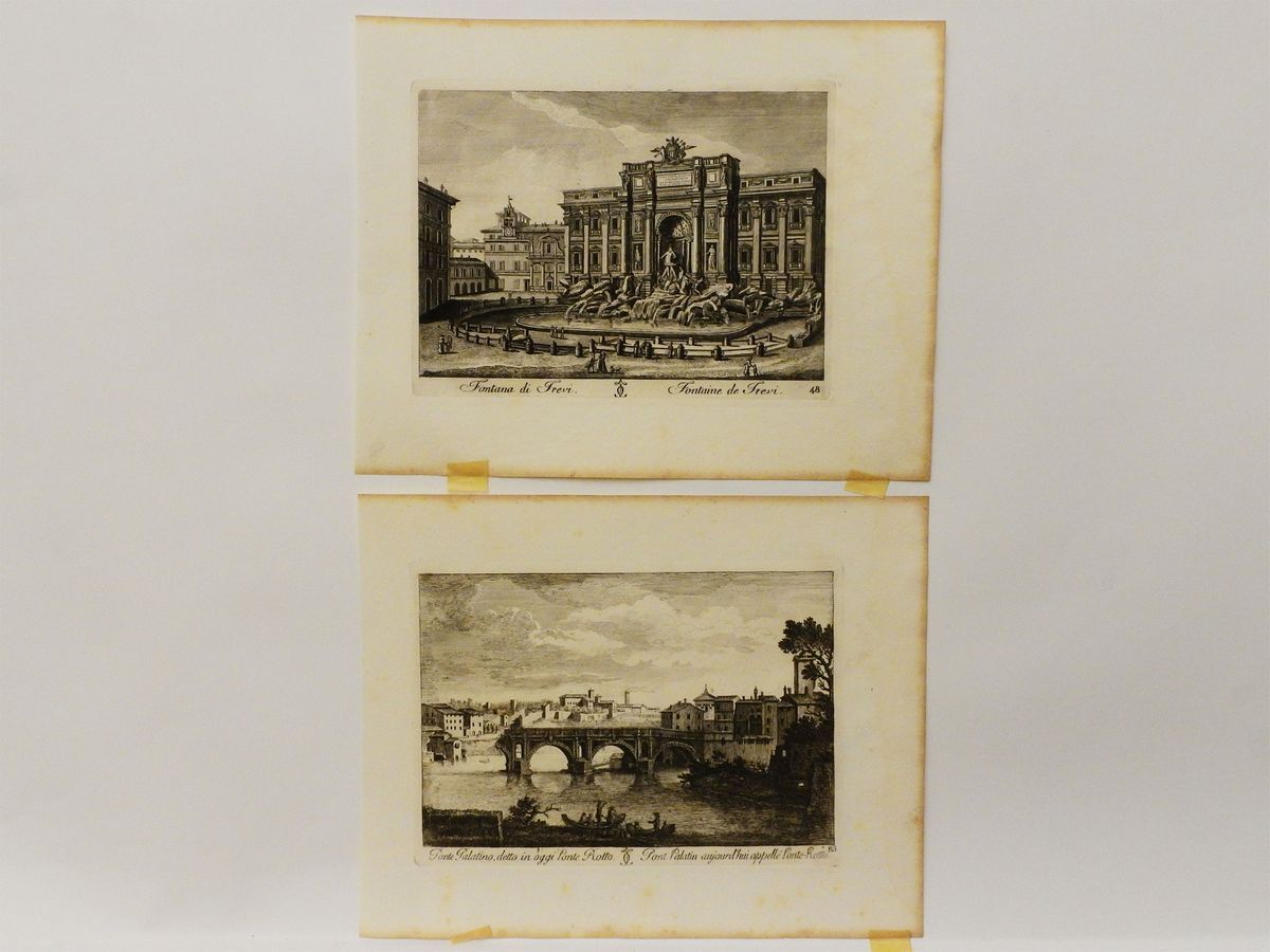 Achille Parboni - Vedute di Piazze e Monumenti di Roma, Prima Metà del XIX Secolo
