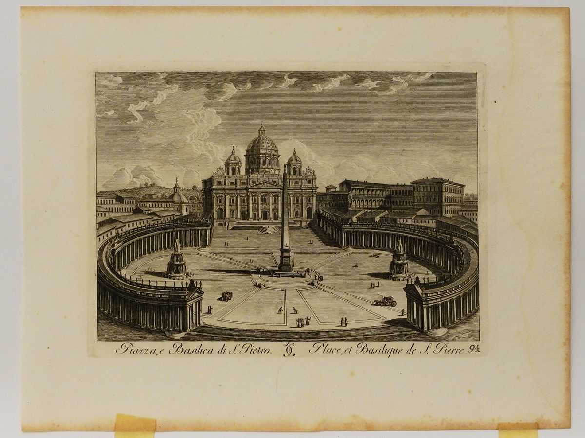 Achille Parboni - Vedute di Piazze e Monumenti di Roma, Prima Metà del XIX Secolo