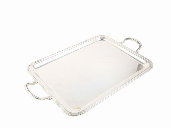 Tray in silver