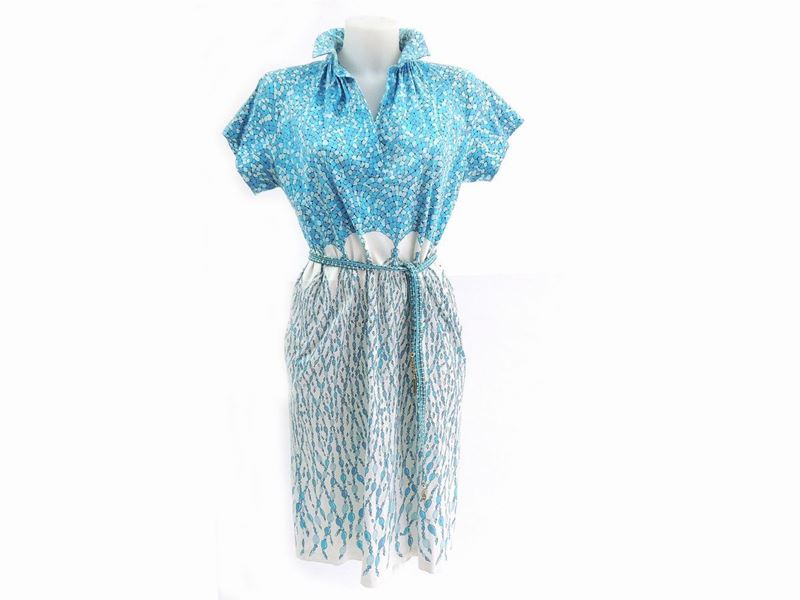 Abito in Cotone Fantasia Elasticizzato, Emilio Pucci