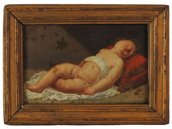 Scuola emiliana del XVII secolo - Baby Jesus