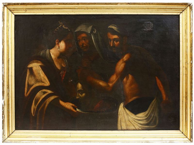 Cerchia di Carlo Sellitto - Salomè Riceve la Testa del Battista